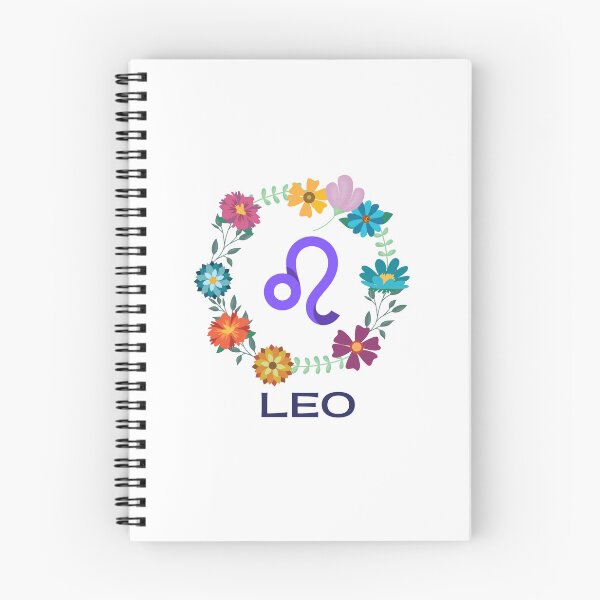 Item preview, Floral Leo Zodiac Symbol designed and sold by Hellofriendco.