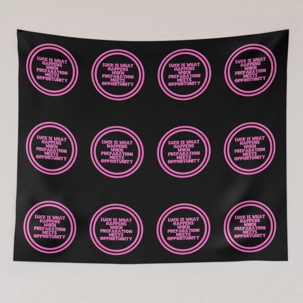 Item preview, Luck Is What Happens When Preparation Meets Opportunity - Seneca designed and sold by JourneyCreative.