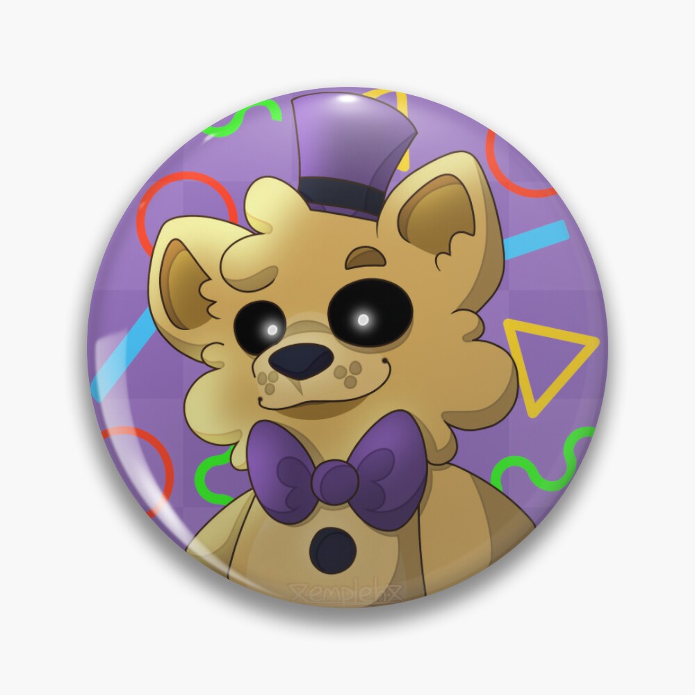 Five Nights at Freddy's Fredbear's Family Diner Security Badge Pin for  Sale by pinjann