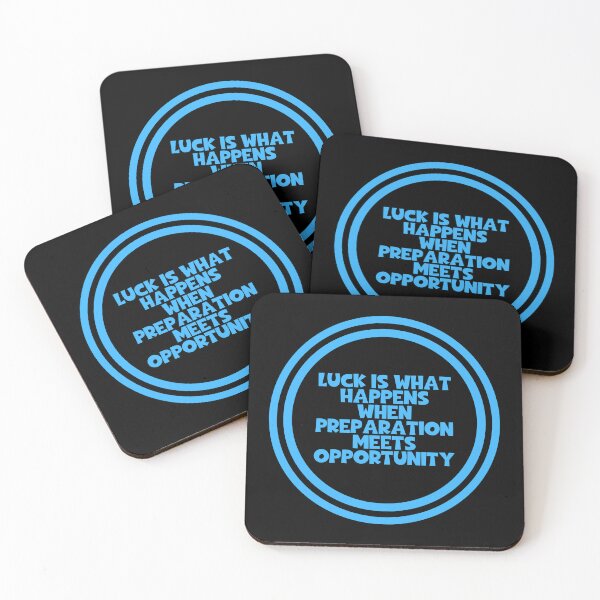 Item preview, Luck Is What Happens When Preparation Meets Opportunity - Seneca Quotes designed and sold by JourneyCreative.