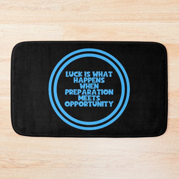 Item preview, Luck Is What Happens When Preparation Meets Opportunity - Seneca Quotes designed and sold by JourneyCreative.