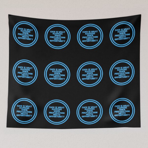 Item preview, Luck Is What Happens When Preparation Meets Opportunity - Seneca Quotes designed and sold by JourneyCreative.