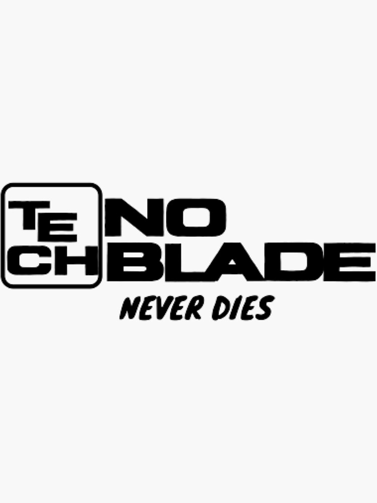 Technoblade Quote: Technoblade Never Dies Bumper Sticker Vinyl Decal 5  inches