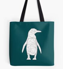 Geometric Penguin Tote Bag