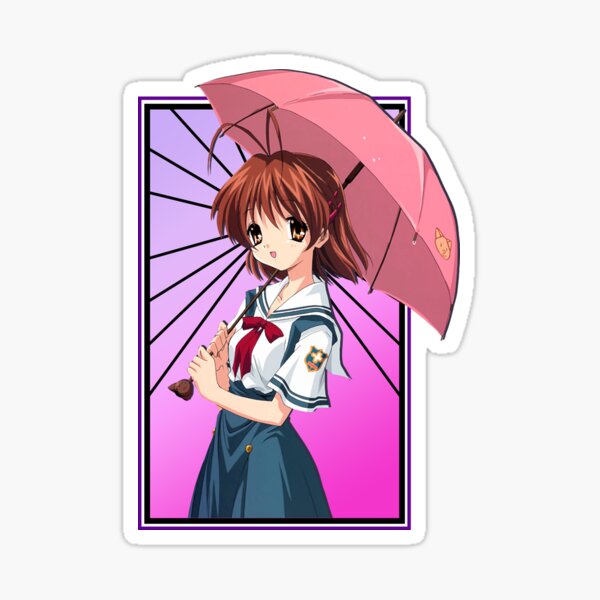 Nagisa Furukawa - Clannad Sticker for Sale by bian-ks