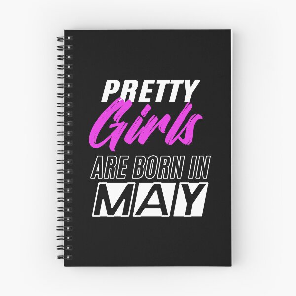 Item preview, Pretty Girls Are Born In May Funny Birthday Quote designed and sold by BK-Fishing.