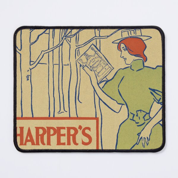 Item preview, HARPER'S SEPTEMBER 1895 Vintage Magazine Placard Poster by Edward Penfield designed and sold by retroposters.
