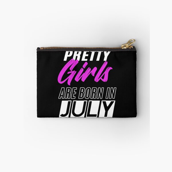 Item preview, Pretty Girls Are Born In July Funny Birthday Quote designed and sold by BK-Fishing.