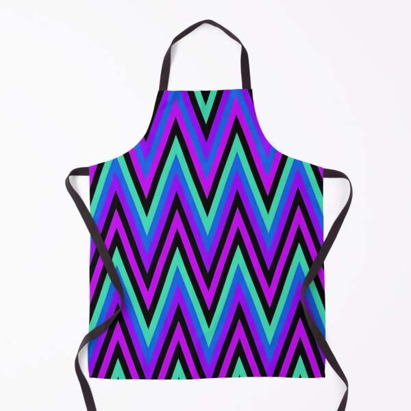 Item preview, Chevron Design In Purple Blue Aqua Zigzags designed and sold by taiche.
