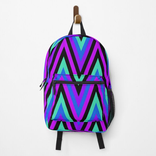 Item preview, Chevron Design In Purple Blue Aqua Zigzags designed and sold by taiche.