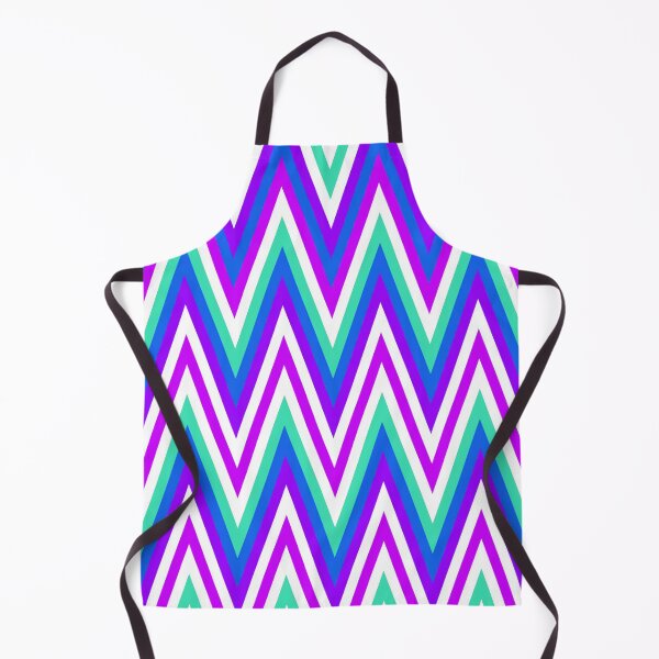 Item preview, Chevron Design In Purple Blue Aqua Zigzags designed and sold by taiche.