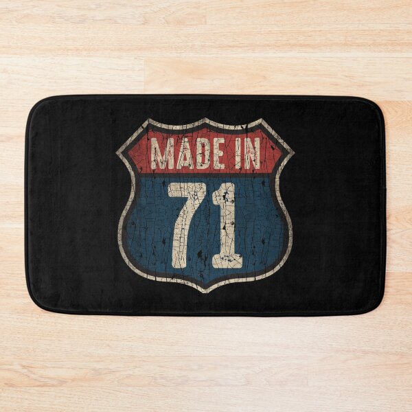 Item preview, Vintage 1971 Truck Driver Birthday 51 Years Old Interstate Shield designed and sold by MintaApparel.