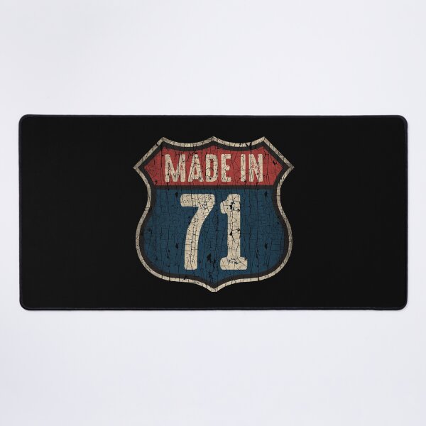 Item preview, Vintage 1971 Truck Driver Birthday 51 Years Old Interstate Shield designed and sold by MintaApparel.