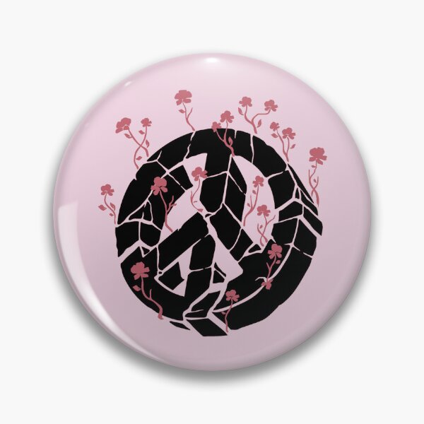 Item preview, Overgrown Ruined Peace Symbol Red designed and sold by everything4eva.