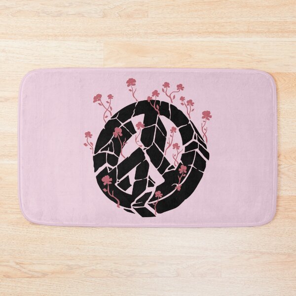 Item preview, Overgrown Ruined Peace Symbol Red designed and sold by everything4eva.