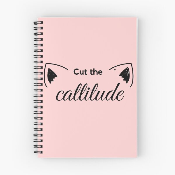 Item preview, Cut the Cattitude - Cat Puns designed and sold by ZeeshanDesignz.