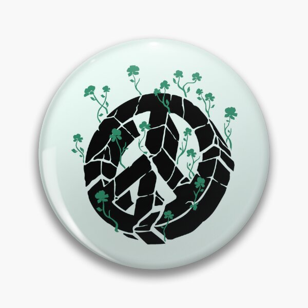 Item preview, Overgrown Ruined Peace Symbol Green designed and sold by everything4eva.