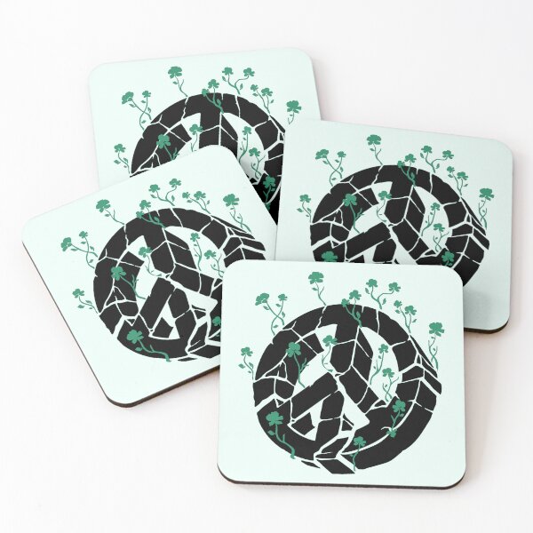 Item preview, Overgrown Ruined Peace Symbol Green designed and sold by everything4eva.