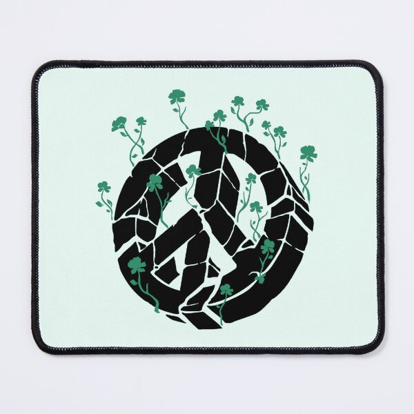 Item preview, Overgrown Ruined Peace Symbol Green designed and sold by everything4eva.