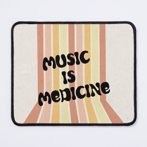 Item preview, music is medicine...retro typeface designed and sold by Art-shia.