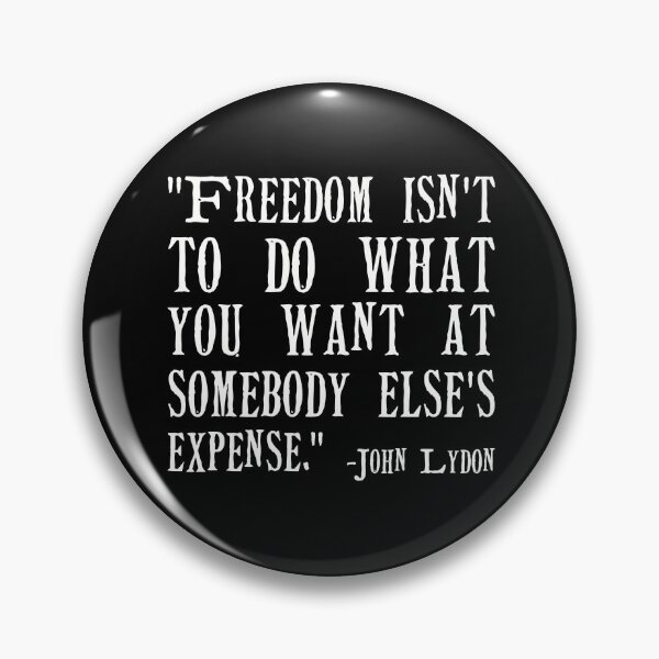 Item preview, Freedom, John Lydon designed and sold by David Bath.