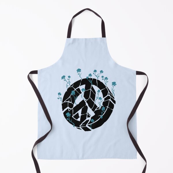 Item preview, Overgrown Ruined Peace Symbol Blue designed and sold by everything4eva.