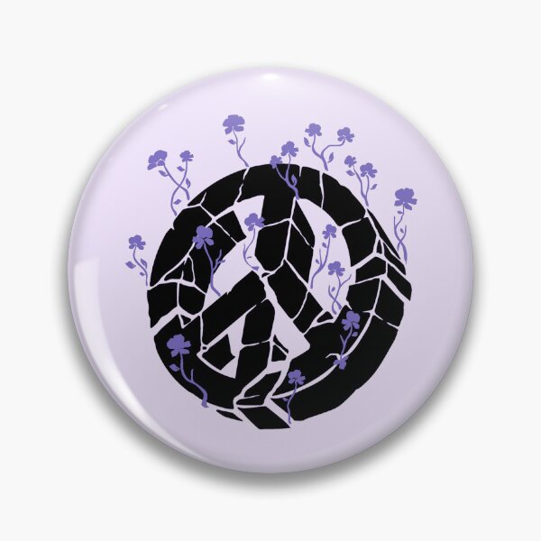 Item preview, Overgrown Ruined Peace Symbol Purple designed and sold by everything4eva.
