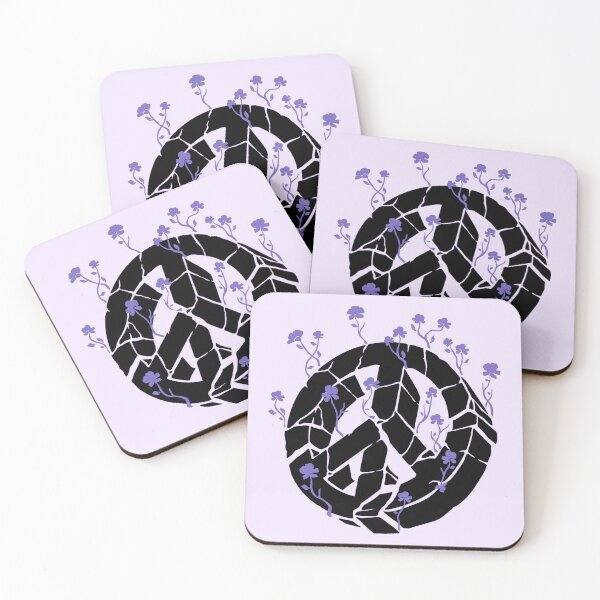 Item preview, Overgrown Ruined Peace Symbol Purple designed and sold by everything4eva.
