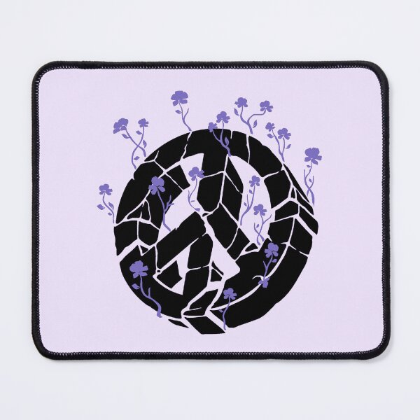 Item preview, Overgrown Ruined Peace Symbol Purple designed and sold by everything4eva.
