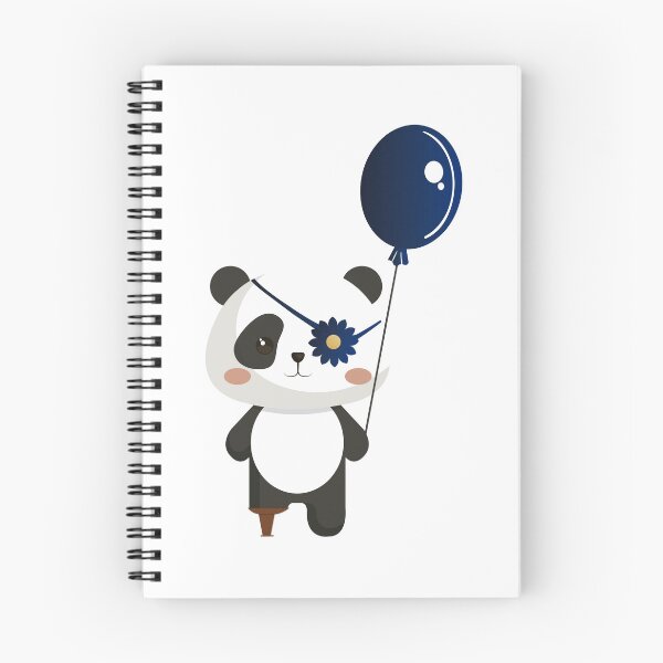 Item preview, Pirate Panda bear with wooden peg leg, flower eye patch and balloon designed and sold by CarolinaReina.