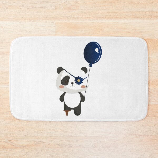 Item preview, Pirate Panda bear with wooden peg leg, flower eye patch and balloon designed and sold by CarolinaReina.