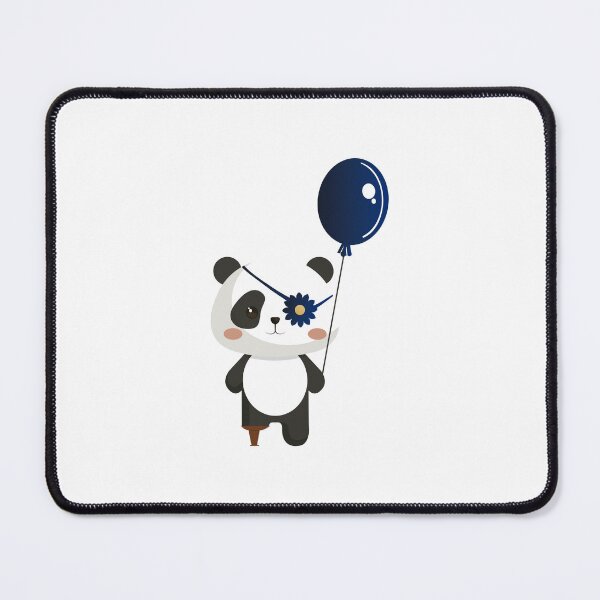 Item preview, Pirate Panda bear with wooden peg leg, flower eye patch and balloon designed and sold by CarolinaReina.