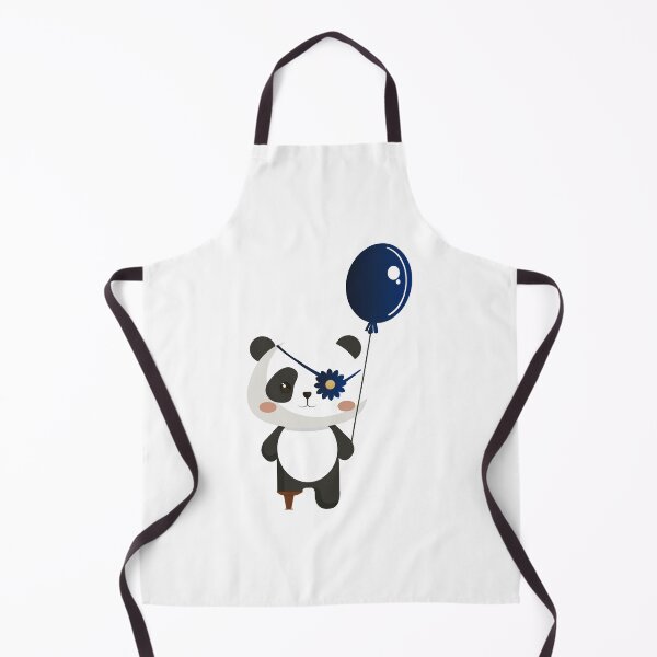 Item preview, Pirate Panda bear with wooden peg leg, flower eye patch and balloon designed and sold by CarolinaReina.