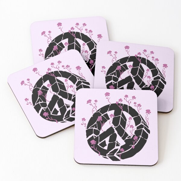 Item preview, Overgrown Ruined Peace Symbol Purple designed and sold by everything4eva.