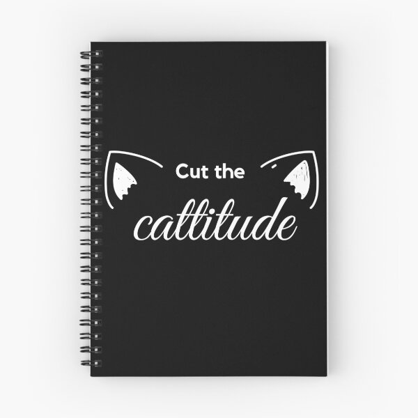 Item preview, Cut the Cattitude - Cat Puns designed and sold by ZeeshanDesignz.