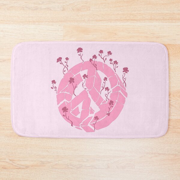 Item preview, Overgrown Ruined Peace Symbol Pink designed and sold by everything4eva.