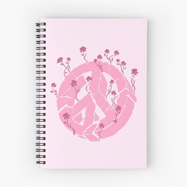 Item preview, Overgrown Ruined Peace Symbol Pink designed and sold by everything4eva.