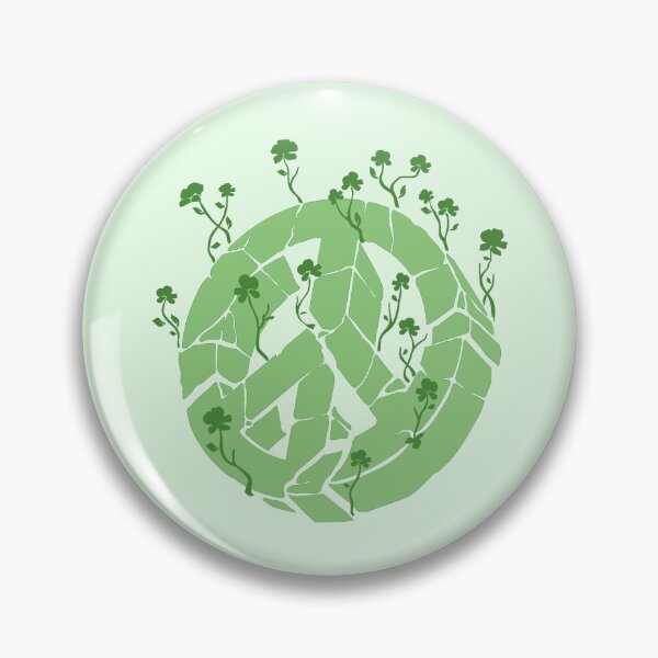 Item preview, Overgrown Ruined Peace Symbol Green designed and sold by everything4eva.