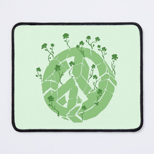 Item preview, Overgrown Ruined Peace Symbol Green designed and sold by everything4eva.