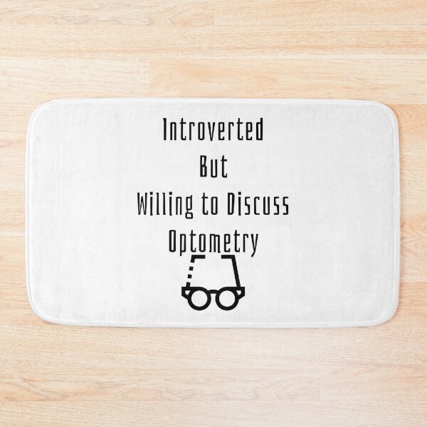 Item preview, Introverted But Willing to Discuss Optometry Funny T-shirt men gift women gift designed and sold by InnovantDesigns.
