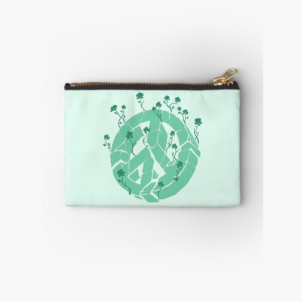 Item preview, Overgrown Ruined Peace Symbol Turquoise designed and sold by everything4eva.