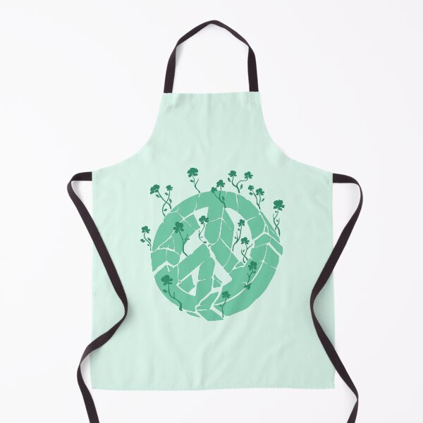 Item preview, Overgrown Ruined Peace Symbol Turquoise designed and sold by everything4eva.