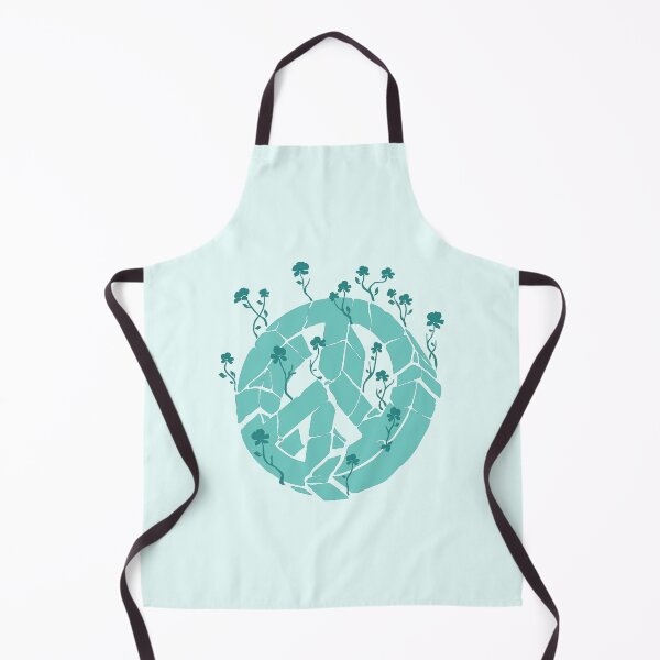 Item preview, Overgrown Ruined Peace Symbol Blue designed and sold by everything4eva.