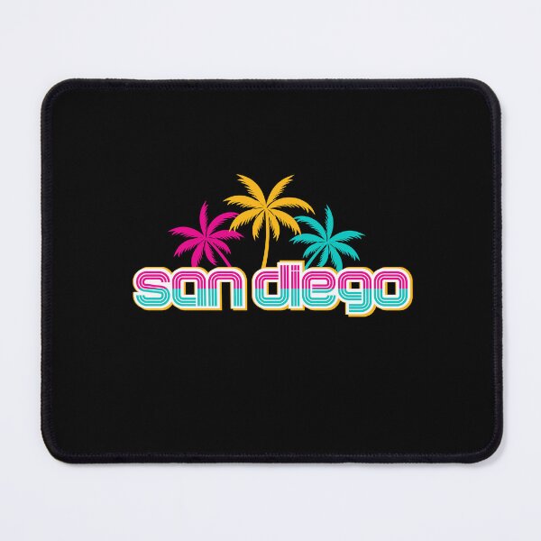 Item preview, San Diego California Baseball Tee Shirt City Palm Trees Pink Gold Mint Men Women Unisex TShirt Top Stickers Pillows Cap Designs designed and sold by aqualiontees.