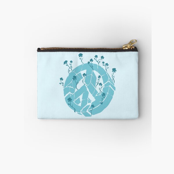 Item preview, Overgrown Ruined Peace Symbol Blue designed and sold by everything4eva.