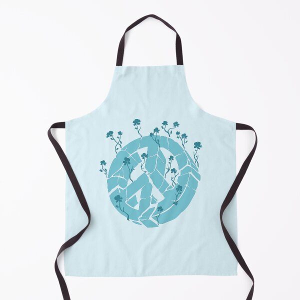 Item preview, Overgrown Ruined Peace Symbol Blue designed and sold by everything4eva.