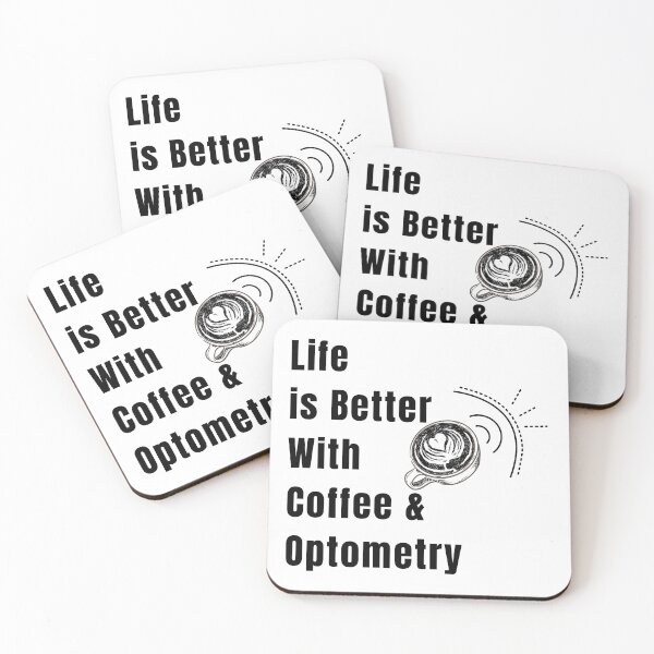 Item preview, Life is Better With Coffee And Optometry Funny T-shirt men gift women gift designed and sold by InnovantDesigns.
