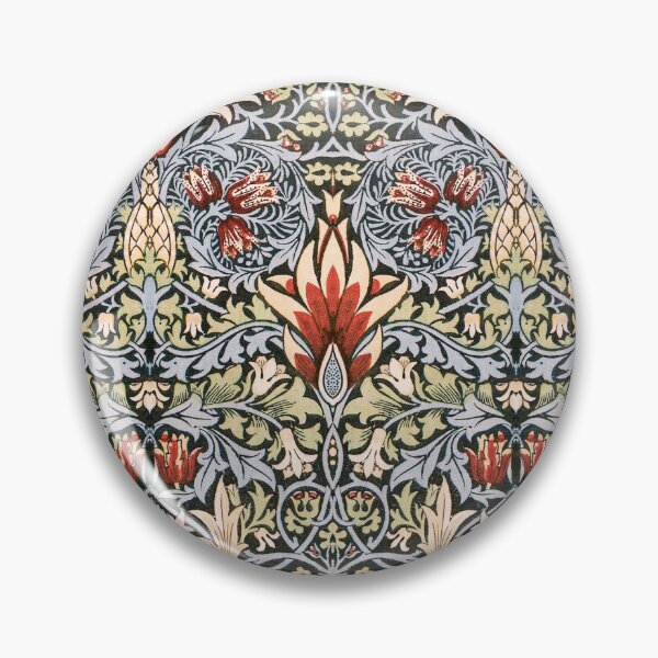 Item preview, Snakeshead Pattern by William Morris original black Nightgarden designed and sold by UtArt.
