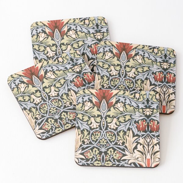Item preview, Snakeshead Pattern by William Morris original black Nightgarden designed and sold by UtArt.