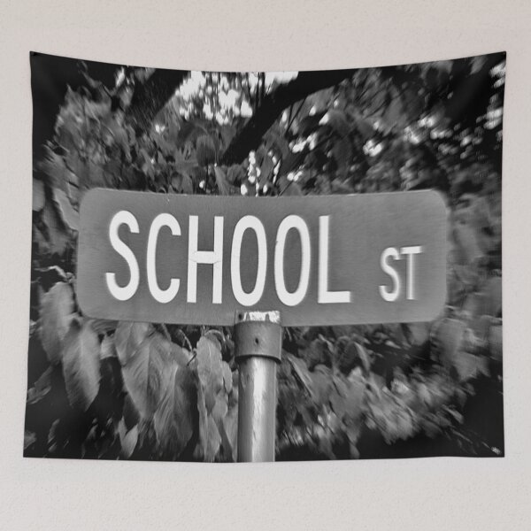 Item preview, A Street sign Named School  designed and sold by jcwest.